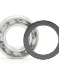 Hybrid Ceramic Bearing 15x28x7mm for Bicycle Wheel Hubs with visible ceramic balls and 2RS seal