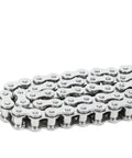 Durable 304 Stainless Steel Short Pitch Roller Chain close-up, highlighting the 1.5 Meter power link for industrial use.