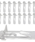 30 Pack Plastic Shelf Support Pegs For 15mm To 16mm Wood Shelves, Rugged Deformation-Resistant Shelf Pins displayed horizontally