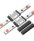 2 Pack 150mm MGN12 Linear Guide Rail Kit With 2 MGN12H Carriage Blocks And Mini Linear Guides For DIY 3D Printers And CNC Machines Bearing Steel Black