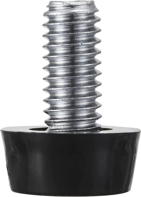 M8 Thread Adjustable Furniture Levelers 20 Pcs Screw In Feet Galvanized Steel close-up showing screw thread detail