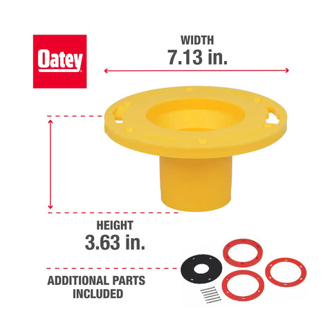 Toilet Flange Extender Kit For Fixing Heights From Quarter Inch To One Inch During Bathroom Remodels And Repairs