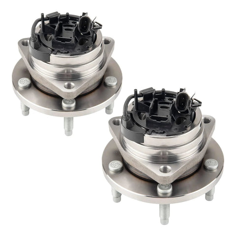 Front Wheel Bearing And Hub Assembly With Abs For Malibu 2004-2012, G6 2005-2010, Aura 2007-2009, HHR 2008-2010, Cobalt 2008-2010, 5 Lug Easy Drop In Replacement