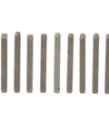 Metal Stamping Kit For Jewelry And Everyday Crafts, 6mm engraving tool set displayed vertically