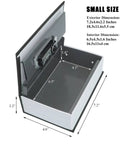 Hidden Book Safe With Combination Lock Small Black Metal Safe Box For Home Or Office Use Great For Stash Cash Jewelry Keys And Valuables