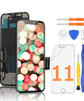 iPhone 11 Screen Swap Kit With Full HD LCD Display 6.1 Inch, 3D Touch Digitizer, Frame, Full Assembly, Repair Tools Included