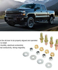 Fabater Chevy Door Hinge Pin Bushing Repair Kit For 1999-2007 Models Heavy Duty Iron Parts Set Restores Smooth Operation And Perfect Alignment For Trucks Suv, pin and bushing set