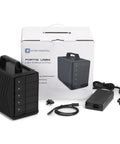 Rock Solid 60TB 5 Bay External Drive Blasting Through Files At Lightning Speed Via USB4 40Gbps Thunderbolt Support with power supply.