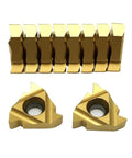 Heavy Duty Indexable Carbide Lathe Tool For External Thread Turning With 60 Degree Angle and Precision CNC Cutting Performance Durable For Steel And Stainless Machining Jobs - gold cutting inserts
