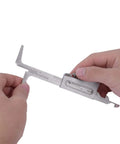 Hi Lo Welding Gauge Inch Gage Stainless Steel Weld Inspection Pitch Gauge For Accurate Measurements Fillet Gauge For Welding Quick Fit Tool To Check Weld Angles And Prep Job Confidence, stainless steel 0-6 mm in hand