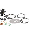 Mercury 4.6L V8 SeaPro And Pro XS CMS 300 Hour Maintenance Kit with gaskets and water pump repair components displayed.