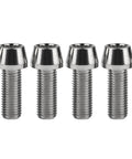 Titanium DIN 912 Socket Head Cap Screws M10x25mm Pack Of 4 Grade 5 6AL-4V Hex Allen Bolts With 1.25mm Pitch 16mm Head Dia 10mm Thread