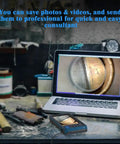 Rifle Borescope With 4.5 Inch Screen Ring Light 36 Inch Probe Right Angle Mirror Cleaning Camera For.20 Caliber And Larger Firearms Inspect Gun Barrels On Windows And Android on laptop and handheld display