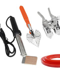 Top Tier PU Round Belt Welding Machine Kit With Precision Hot Melt Connector, Adjustable Temp Soldering Iron, Clamp
