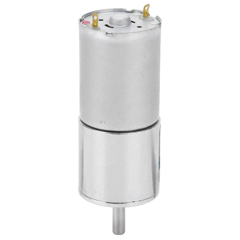Super Rugged 12V DC Micro Gear Motor Boasting All Metal Gears And Premium Copper Coils For Smooth Low Speed Control At 20 RPM Perfect For Durable Industrial Automation Projects That Need Silent Power