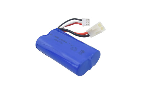 Two Pack 7.4V 1500mAh LiPo Battery For Fast RC Boat Long Lasting Power With Balance Charging Compatible With FT009 UDI009 UDI902