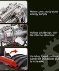 Quarter Scale Turboshaft Engine Model Kit With Metal Simulation showing detailed energy supply, internal structure, and push rod.
