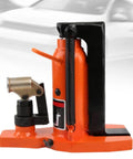 Rock Solid Heavy Duty Hydraulic Claws Jack With Low Profile Design And Compact Metal Body For Smooth Equipment Lifting In Garages Or Professional Shops Tough As Nails Toe Jack, close-up view.