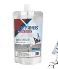 Pro Grade Rock Solid Concrete Crack Sealant Waterproof Masonry Repair Adhesive Outdoor Patio Restoration Glue, 200g pouch for easy application.