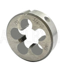 Close-up of round die from 3/4-20 HSS Tap And Die Set For UNEF Threads, Right Hand Machine Tap And Round Die, Durable High Speed Steel