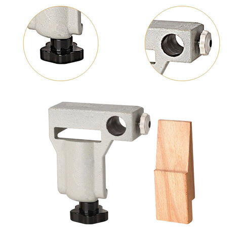 Portable Jewelry Table Clamp Vise And Bench Pin For Jewelry Making, Heavy Duty Metal Workbench Holder, Style B, close-up view