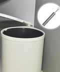 Soft Close Trash Can Dampers Kit 8 Pieces For Silent Smooth Lid Closure Hinge Mechanism Replacement In Steel And Plastic Ideal For Home Kitchen Office Use Reduces Noise And Slams Easy Fit By DOITOOL