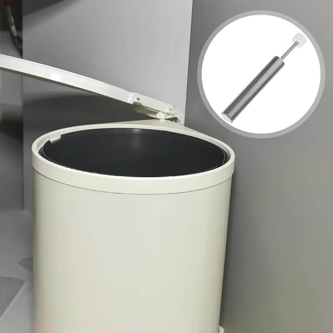 Soft Close Trash Can Dampers Kit 8 Pieces For Silent Smooth Lid Closure Hinge Mechanism Replacement In Steel And Plastic Ideal For Home Kitchen Office Use Reduces Noise And Slams Easy Fit By DOITOOL