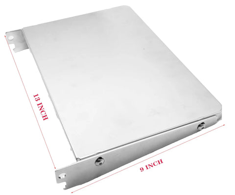 Top Shelf Folding Extension Tables For 13 Inch Thickness Planer Rock Solid Infeed Outfeed Support Kits Dw735 Compatible metal extension table 13x9 inch