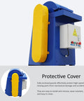 Semi Automatic Fiber Extractor Machine Crushes Fresh Plant Residue Fast Built Tough For Backyard Farms with protective cover.