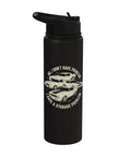 Storage Woes Take A Backseat No Cap With This Dual Wall Stainless Steel Insulated Water Bottle Keeps Drinks Hot Or Cold Black