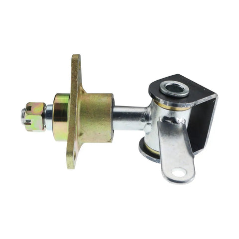 15mm 3 Stud Front Wheel Hub Steering Spindle and Rear Axle Hub Kit for 6 Inch Tires Quad Bike ATV Go Kart with 78mm Center to Center Mounting Hole Distance and Beefy Steel Alloy Construction, side view.