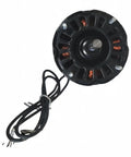 Industrial Grade Hvac Fan Motor Replacement For Nbk Blower, Runs Smooth As Butter, Plug And Play Swap, 115V 1/40 Hp, 1500 Rpm, 3 Inch Ccw Rotation, Straight Shot Install For Easy Diy Touch Ups, top view with wires