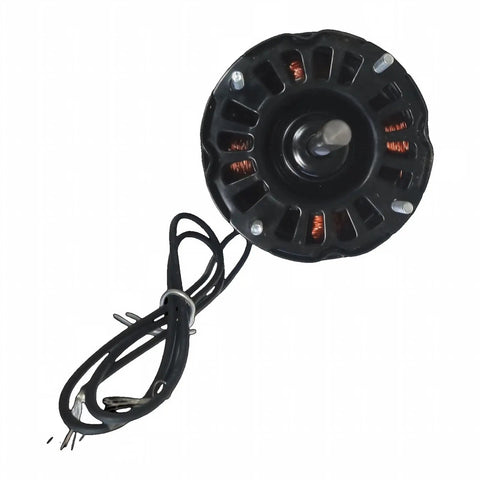 Industrial Grade Hvac Fan Motor Replacement For Nbk Blower, Runs Smooth As Butter, Plug And Play Swap, 115V 1/40 Hp, 1500 Rpm, 3 Inch Ccw Rotation, Straight Shot Install For Easy Diy Touch Ups, top view with wires