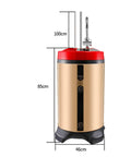 Premium Portable Electric Water Heater Grab And Go Mobile Shower System 304 Stainless Steel Body IPX4 Waterproof Build, compact size