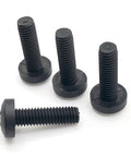 M6 Nylon License Plate Screws Set Of Four Black Plastic Bolts 20mm Long For Thick Frames Built To Last Compatible With Toyota Lexus Honda