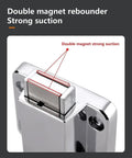 Close-up of Magnetic Cabinet Push Open Latch Set Heavy Duty Door Catch And Drawer Closer Long Stroke With Built In Magnet