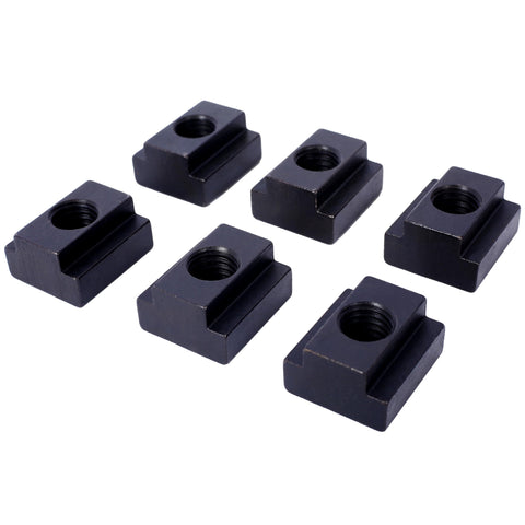 Image of T-nuts from the 58 Piece T Slot Clamping Kit For Milling Machining Includes T Slot Cleaner And Tightening Wrench Five Eighths Inch Table Slot