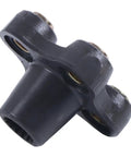 Hydraulic Pump Coupler D136083 253541A1 Replacement Part for Loader Backhoe, close-up showing black metal build and bolt holes.