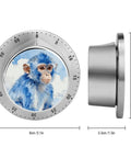 Durable Stainless Steel Multi Function Kitchen Timer With Rotating Dial And Countdown Indicator For Cooking And Baking