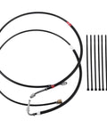 Ultimate Fuel Line Kit For Chevy Gmc 4.3L 5.0L 5.7L 7.4L C/K 1500/2500 Trucks 88-96 Total TBI Supply Return Hose Upgrade Complete Set, black fuel lines and zip ties