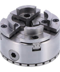 Self Centering 4 Jaw Lathe Chuck M40 96mm Woodworking Clamp Tool With Wrenches For Precise Centering And Rock Solid Hold On Wood Lathes.