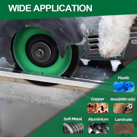 Four Pack 3 Inch HSS Circular Saw Blades With 72 Teeth For Fast Clean Cuts On Copper Aluminum And Non Ferrous Sheet Metal 10mm Arbor