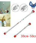 Hella Durable Aluminum Extension Pole For Airless Paint Sprayer Gun Attachments, 30cm-50cm length, ideal for indoor painting.