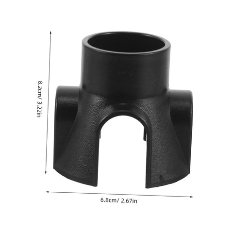Cold Fog Sprayer Replacement Part For Facial Steamer, Universal Plastic Base Attachment For Esthetician Machines, Easy Maintenance And Efficient Mist Restoration For Salon Beauty Tools, black plastic, 8.2x6.8 cm