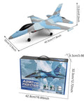 F16 Style RC Fighter Plane Three Channel With Gyro And 2.4GHz Radio Control EPP Foam Fixed Wing Stunt Glider 320mm Wingspan