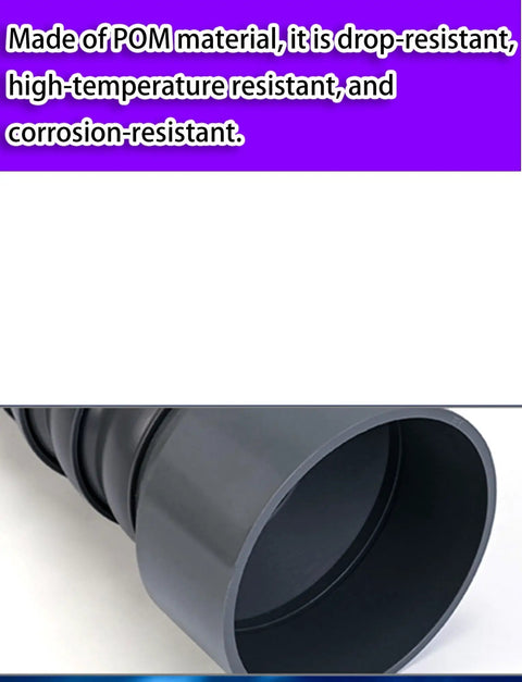 Close-up of Heavy Duty 360 Degree Flexible Fume Extractor Arm With One Meter Soldering And Welding Smoke Extraction Hose made of POM material.