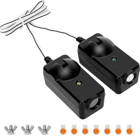 Universal Garage Door Safety Sensor Kit Replacement for Craftsman Chamberlain LiftMaster Openers Made After 1997 Easy Install and Quick Reprogramming Durable Magnetic Sensor Pair