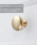 Gold Cabinet Knobs Set 12 Pack Round Drawer Pulls With Screws For Kitchen Cabinets Bedroom Furniture Cupboards Desks And Dressers Durable Hardware Upgrade Easy Install With Modern Gold Finish Upgrade Your Look, round knob on white drawer