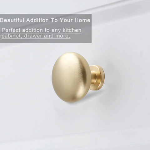 Gold Cabinet Knobs Set 12 Pack Round Drawer Pulls With Screws For Kitchen Cabinets Bedroom Furniture Cupboards Desks And Dressers Durable Hardware Upgrade Easy Install With Modern Gold Finish Upgrade Your Look, round knob on white drawer