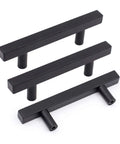 30 Pack Matte Black Cabinet Pulls 3 Inch T Bar Drawer Handles For Your Kitchen Cabinets And Cupboards Built To Last Durable Stainless Steel Construction 5 Inch Overall Length Square Bar Half Inch Rust Resistant Hardware